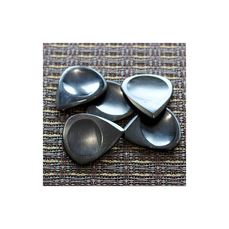 Jazz Tones Groove JAZG-BLH-1 Black Horn Single Plectrum Pick