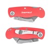 Sheffield 12614 Red Folding Utility Knife, Stocking Stuffers, Gifts for