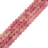 Unbranded Natural Pink Petrified Rhodonite Heart Shape Beads Size 6mm