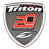 Triton Boat Raised Emblem Decal Sticker | 20th Anniversary