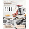3000W Electric Meat Grinder 3-in-1 with High-Efficiency Copper Motor, Auto-Reverse
