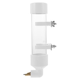 balacoo Dispositivo automático para bebedores de pájaros, loro y bebedero, alimentador de agua para periquitos, cacatutas, Conure, Lovebird, guacamayo gris africano transparente