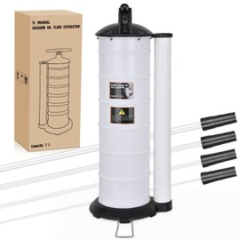GOOACC Oil Extractor Pump for Oil Change Vacuum Pump 7L Manual Fluid Extractor Tools Kit with 4 Tubes and Storage Hole Oil Suction Pump Extractor for Automotive Boats Fluid Vacuum Evacuation Transfer