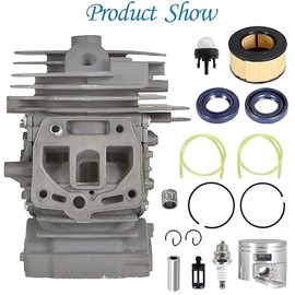 Autoparts Cylinder Piston Kit Replacement for Stihl MS251 MS 251 44mm Diameter Engine 1143 020 1207 1143-020-1207 Chainsaw