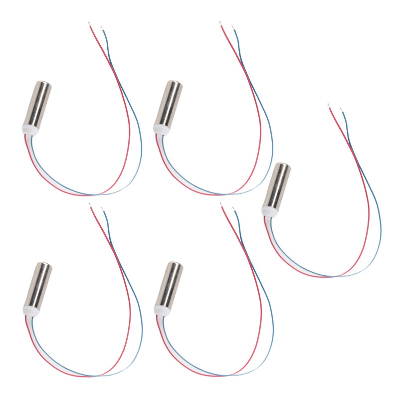 5Pcs 14500rpm Waterproof Cylindrical Micro Coreless Vibration Motor for Massager