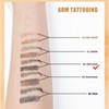 Microblading Eyebrow Pen, Microblade Eyebrow Pencil Dark Brown, Long-Lasting Quick-Dry