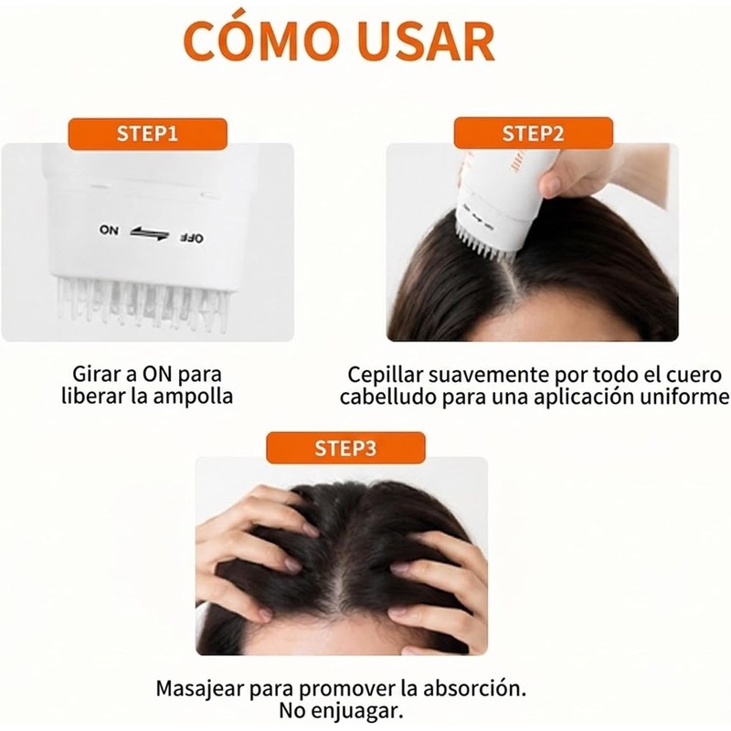 Sérum para el Crecimiento del Cabello con Exosomas Heartleaf Fortalece