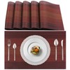 Lumaca Set of 6 Washable Placemats (70% PVC and 30%