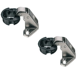 Gedotec H1430 Cabinet Hinge with Automatic Closing Hinge for Display Cabinet - H1430 | Furniture Hinge for Internal Wooden Doors | Door Hinge for Wood Thickness 5-6 mm | Pack of 2 - Door Hinge 95°