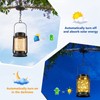 Outdoor Solar Lantern Auto Sensing ABS Glass Soft Warm Light