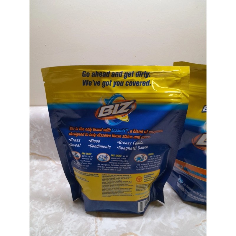 BIZ Laundry Detergent Powder with Stain Blasters For A Great