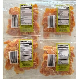 Trader Joe's 4-Pack Trader Joe's Soft & Juicy Mandarins Dried Fruit 6oz. Each Exp. 11/2025