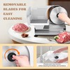 Moongiantgo Meat Slicer 200W With 2 Removable 7.5’’ Stainless Steel