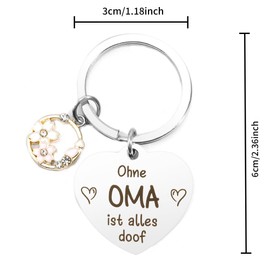 Grandma Gift Mother's Day Gift Grandma Keyring Grandma Gifts for Birthday Grandma Best Grandma Gifts Birthday Gift for Grandma Thank You Meaningful Gifts for Grandma Gift Christmas, Grandma-doof