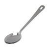 Genware NEV-300014 Serving Spoon With Hanging Hole, Stainless Steel, 14"