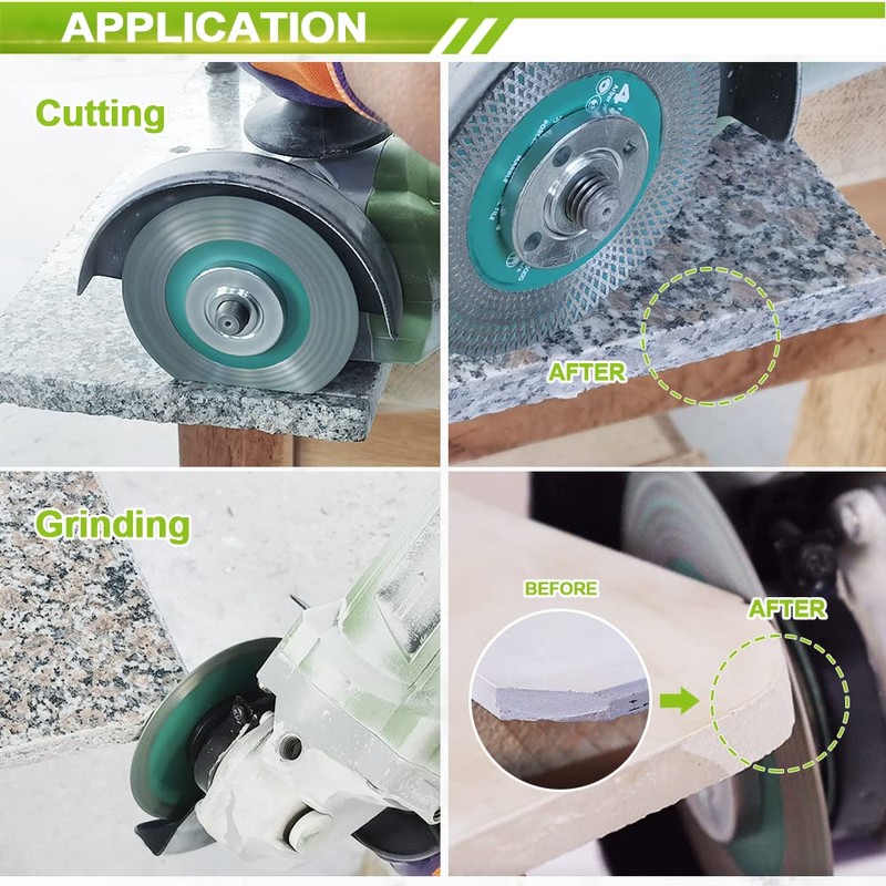 FACHLICH Tile Saw Blade 4-1/2" Diamond Blade 2pcs 115mm for