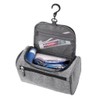 IGNPION Men's Hanging Travel Toiletry Wash Bag (Grey)