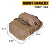 IDOGEAR Mini Tactical MOLLE Hydration Pack Water Reservoir Bag Outdoor
