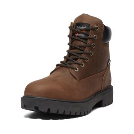 Timberland PRO Men's Direct Attach 6 Inch Steel Safety Toe Insulated Waterproof Industrial Work Boot, Brown-2024 NEW, 9.5 M