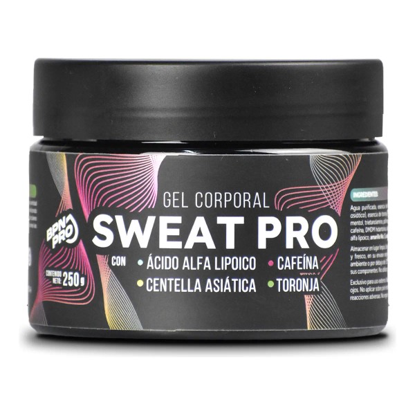 Sweat Pro Gel Reductivo Abdomen 250 g – Toronja, Centella Asiática, Cafeína,