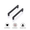 Ravinte 25 Pack Cabinet Handles Square Cabinets Cupboard Hanldes Matte