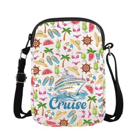 Cruise Crossbody Bag Cruise Ship Essentials Cruise Lover Gift Vacation Trip Travel Gift Cruising Purse Sling Bag (Cruisemiddle crossbody bag ca)