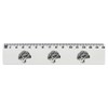 'Detailed Broccoli' 15cm (6 Inch) White Plastic Ruler (RL00091521)