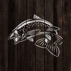 Salmon Fish Stencil - Nautical Decorations,%KEYWORD, Ideal for Creating Underwater