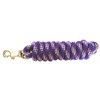 Hamilton Extra Heavy Poly Rope Lead with Bull Snap, Purple