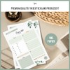 A5 Daily Planner Pad, Daily Planner, TO-DO List, Schedule, Prios,