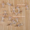 Vicloon Push Pins 300pcs Drawing Pins with Plastic Heads and