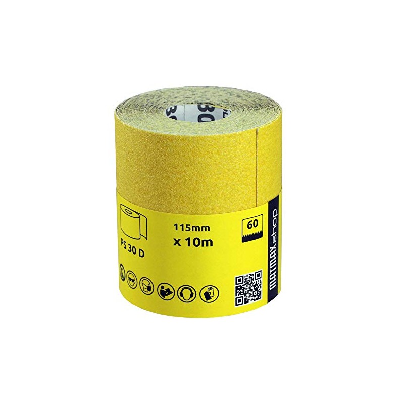 MatMax Pack of KLINGSPOR (Germany) 115mm x 10m Aluminium Oxide