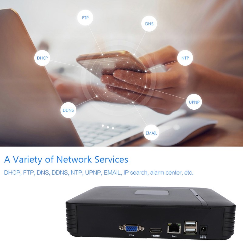 8CH Full HD CCTV NVR 1080P Camera Network for IP