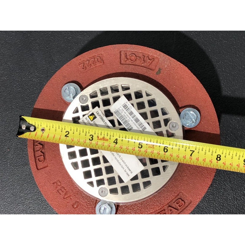 Mifab F103P-C-5-1-6 Cast Iron Floor Drain 5" DIA