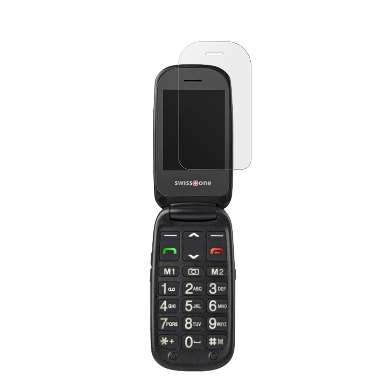 dipos I 4x Schutzfolie matt passend für Swisstone BBM 625