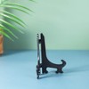 Artliving 5" Black 12pcs/set Plastic Easels Plate Display Stands Picture