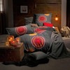 REDBEST Bed Linen Satin Circles Anthracite Terra Size 135 x
