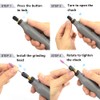 Rotary Tool, USB 3.7V Mini Grinder with 5 Variable Speed,