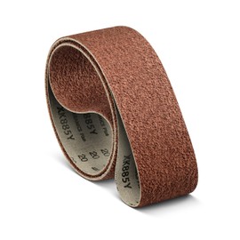 VSM 10-Pack - 1/2" X 18" 60 Grit (Medium) - Ceramic Plus Abrasive Belts with Top Size, Tear-Resistant Flexible Cloth Backing, Durable Hand-Held Machine Compatible Sanding Belts