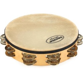 Grover Pro Percussion P-T2/GS Protégé Tambourine with German Silver Jingles - 10 inch