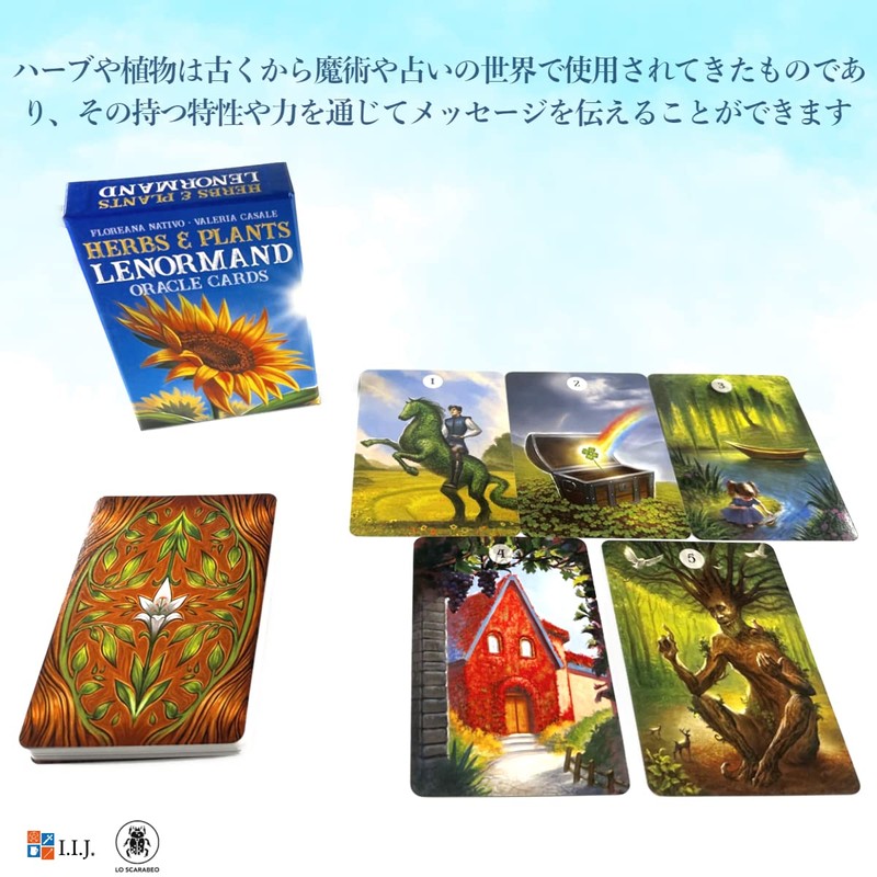 Herbs & Plants Oracle Card, Herbs & Plants Lenormand Oracle