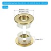 PATIKIL Overflow Ring 2 Pieces Sink Round Cover Sink Trim