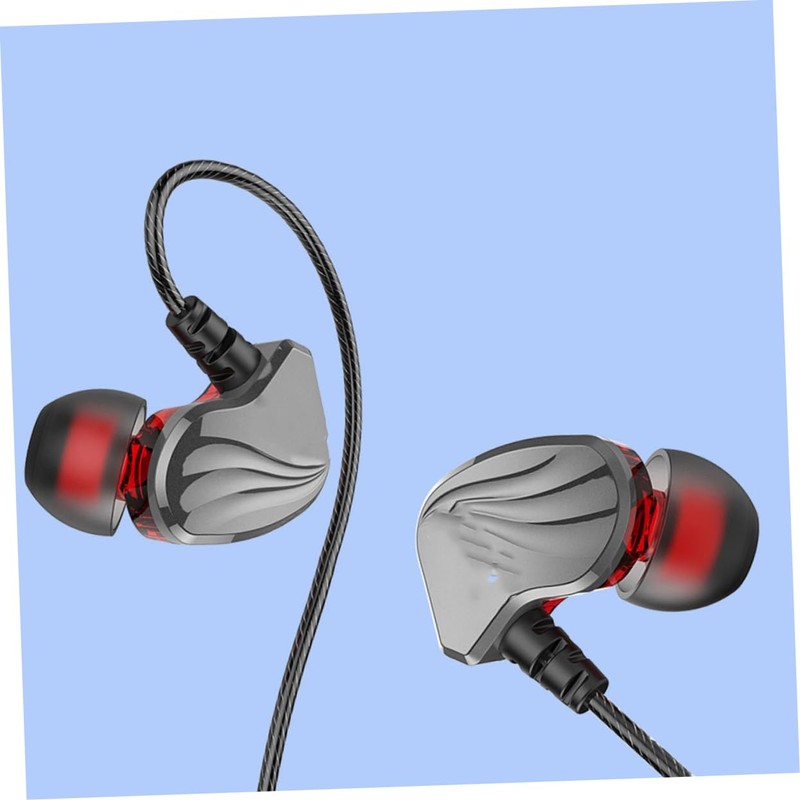 TEHAUX Ear Wired Earphone with Subwoofer Bass Earbud Headset for