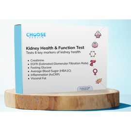 Choose Health 6-in-1 at-Home Kidney Test | Test and Track Your Kidney Function and Health | 6 Key Markers of Kidney Function | Cap & CLIA accredited Laboratory Testing | Not Avail in NY RI