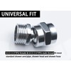 MissMin shower head swivel adapter ball joint,showerhead adjustable connector,brushed nickel