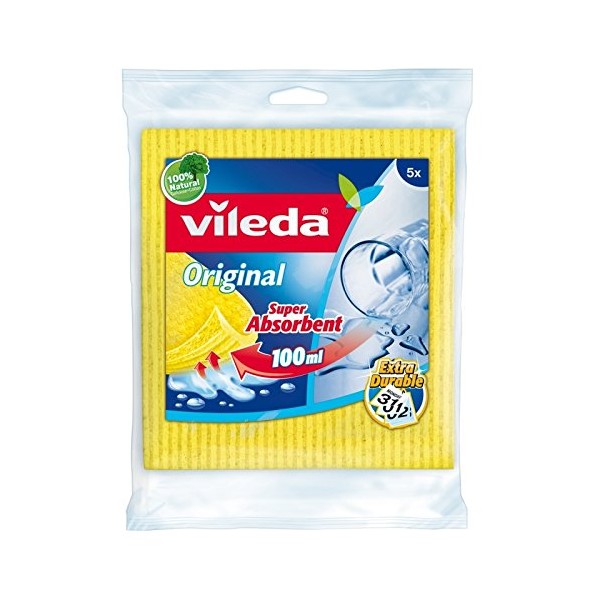 Vileda Sponge Cloth [European Import] - 9 Count (3 x 3)