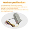 EAU63923601 Refrigerator Condenser Fan Motor/Ice Maker Blower Double Door Fan
