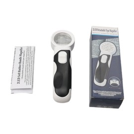 VOCUE 16X Illuminated Magnifying Glass 2 LED Light Handhelds Reading Magnifier Perfect for Senior,Reading Watch Repair