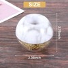 Kafei Gold Office Clips in Elegant Magnetic Marble Clip Holder,