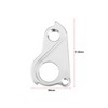 ECSiNG 1 Piece Derailleur Hanger Aluminium Alloy Replacement for Rear
